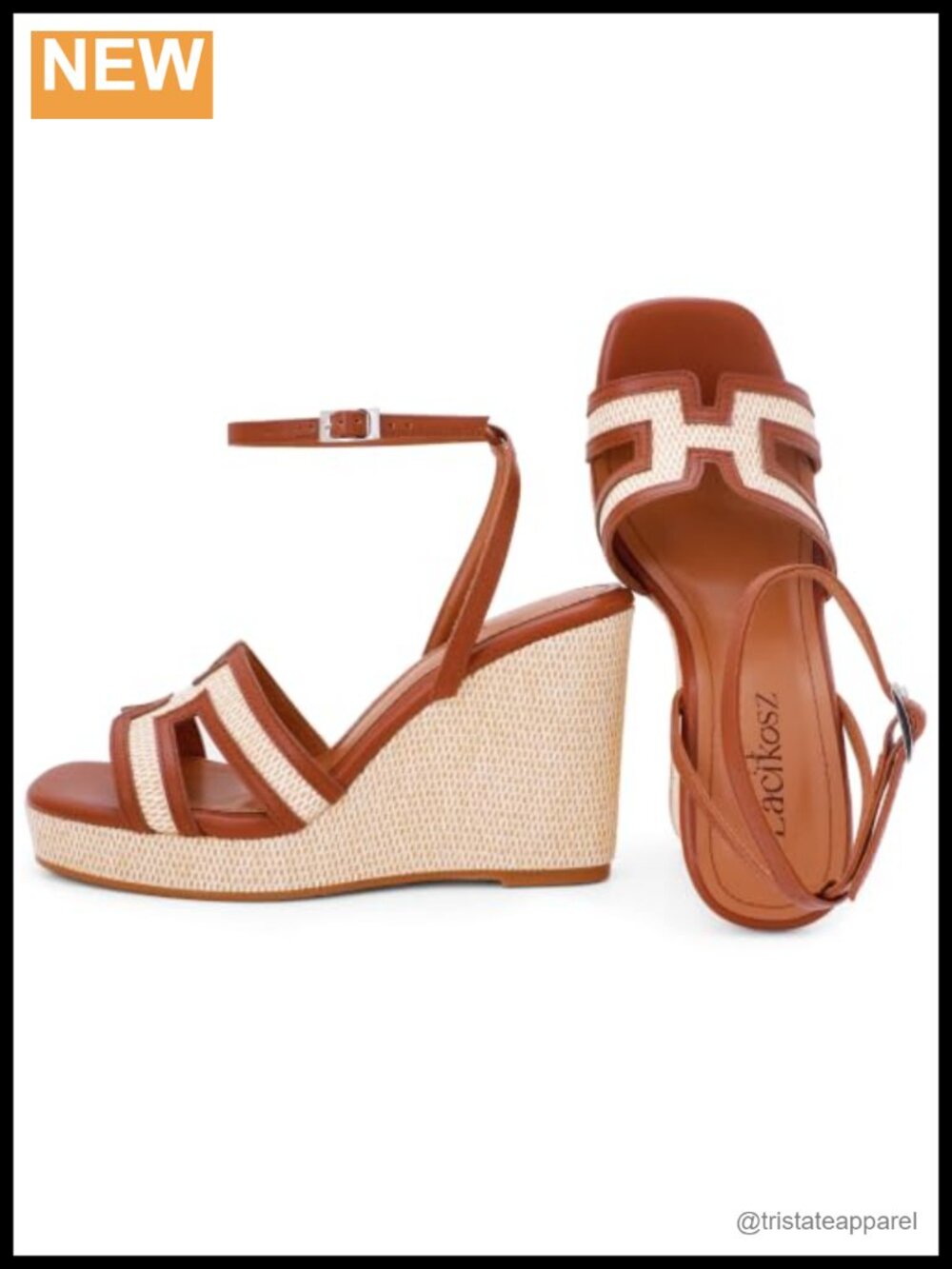 Raffia Platform Wedge Sandals Open Toe Ankle Strap Summer Dressy Shoes